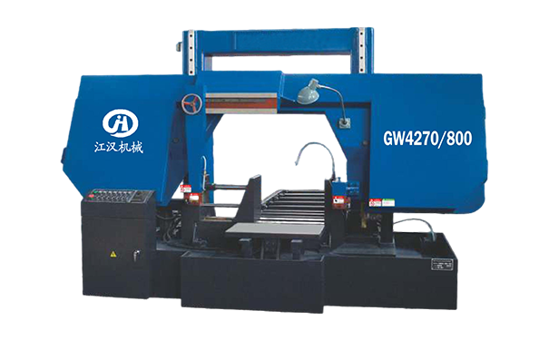 罗湖GW4270/800双柱龙门卧式带锯床
